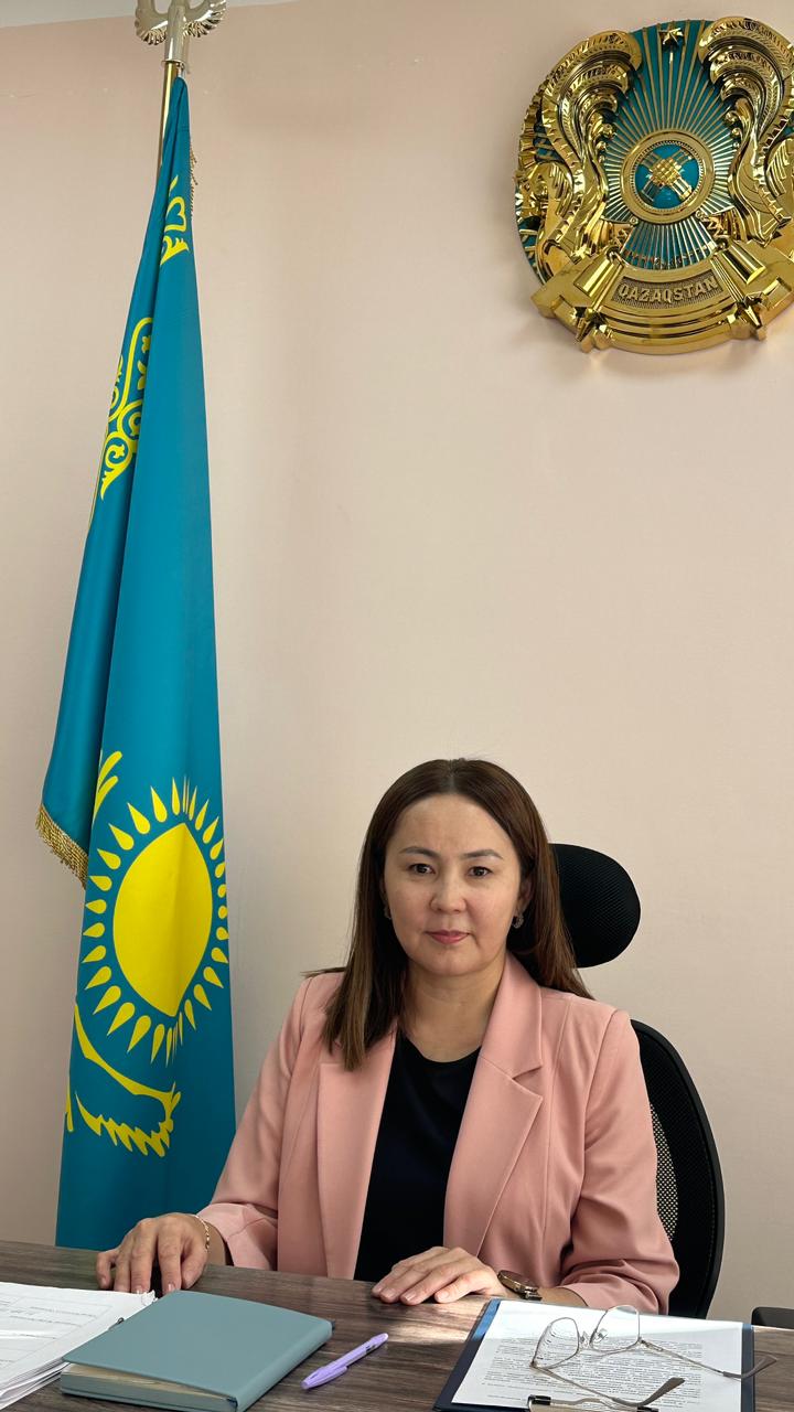 №45 ЖББМ директоры Сқабай Құралай Несіпбекқызы